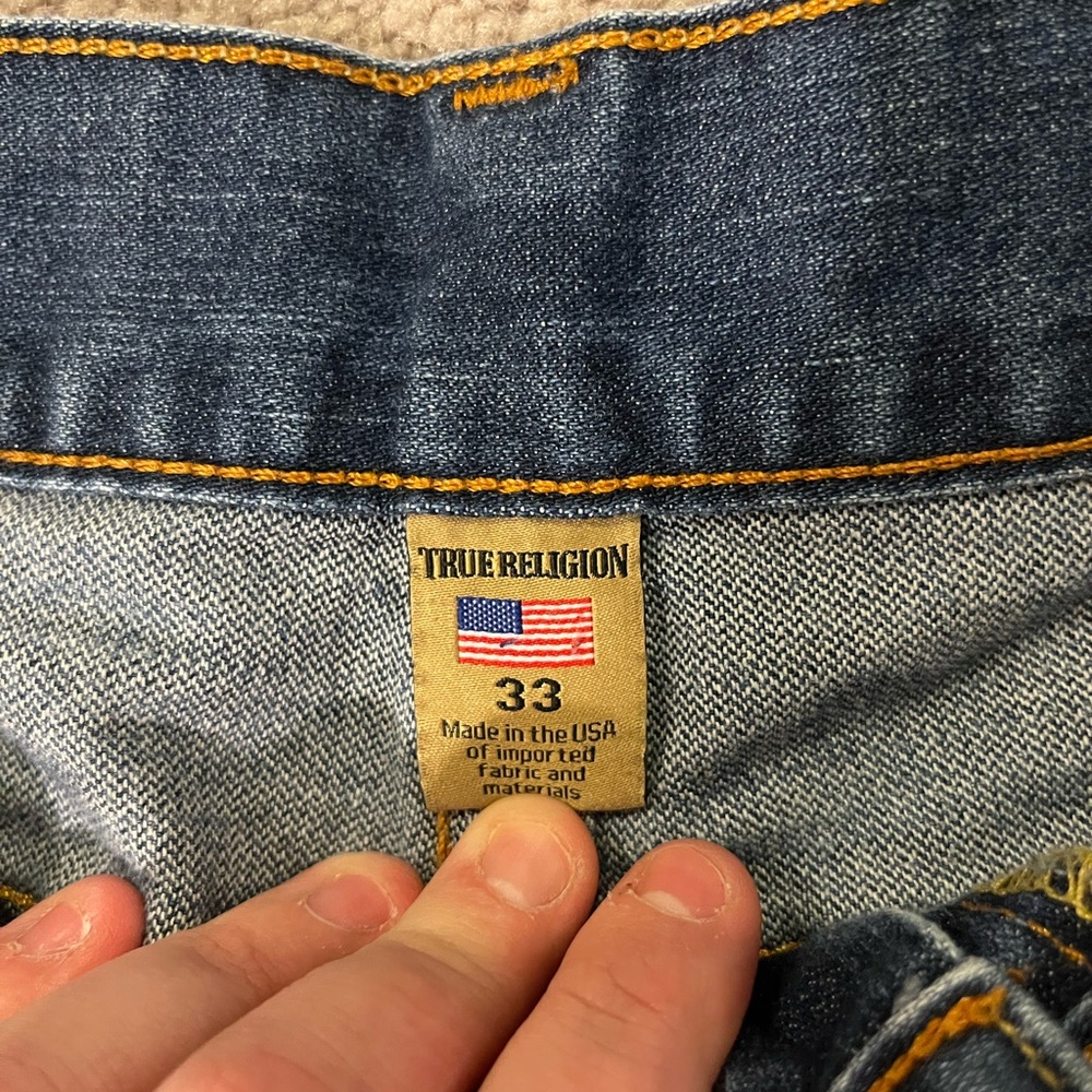 True Religion Women’s Ricky Relaxed Straight No Flap Jeans - Picture 6 of 12